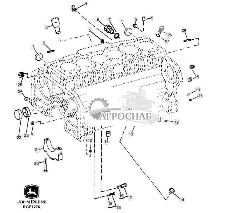 4613 Cylinder Block Fittings 